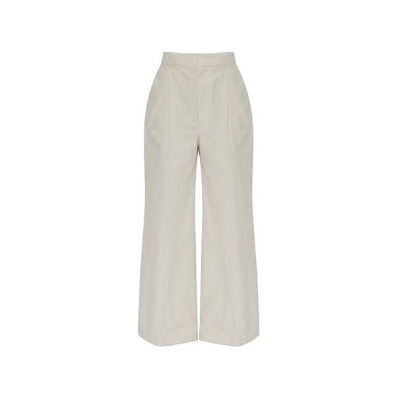 Maison Margiela Wide Leg Trouser Pants in Stone 36 XS - Picture 3 of 4